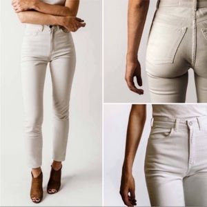 imogene + willie Cream Skinny Jeans